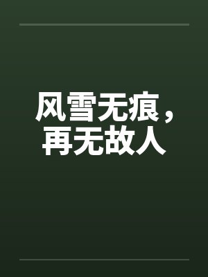 风雪无痕，再无故人