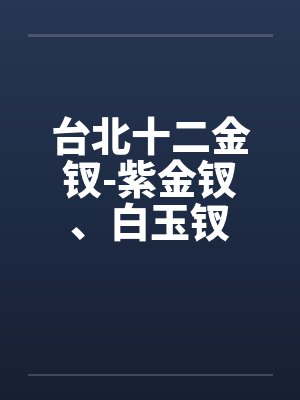 台北十二金钗-紫金钗、白玉钗by佚名